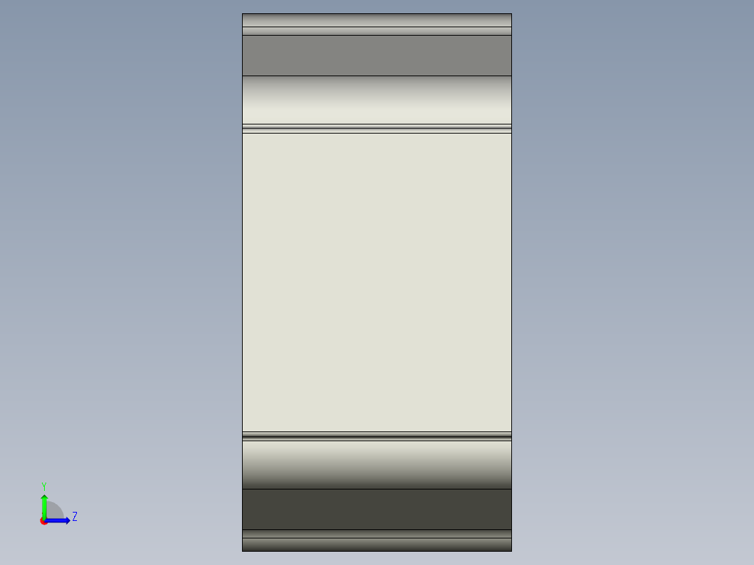 Q160-基于UG铝合金缸体零件的机械加工工艺及仿形加工设计【UG编程】左视图
