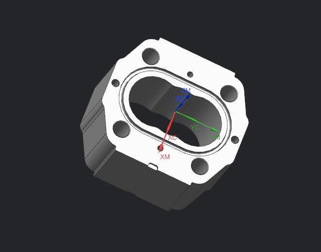 Q160-基于UG铝合金缸体零件的机械加工工艺及仿形加工设计【UG编程】