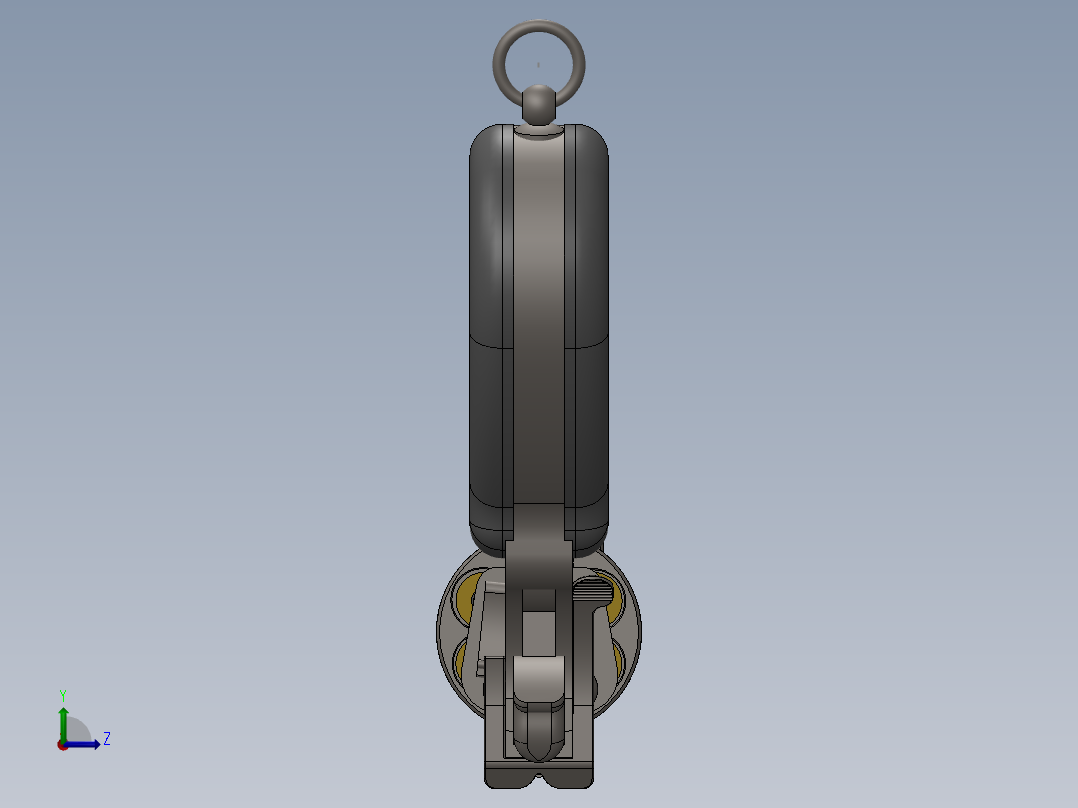 左轮手枪左视图
