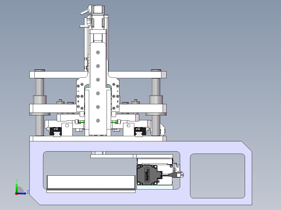 自动上料存储左视图