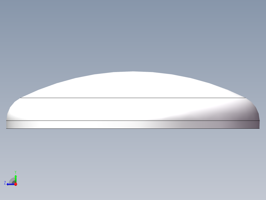 THB碟形封头DN800右视图