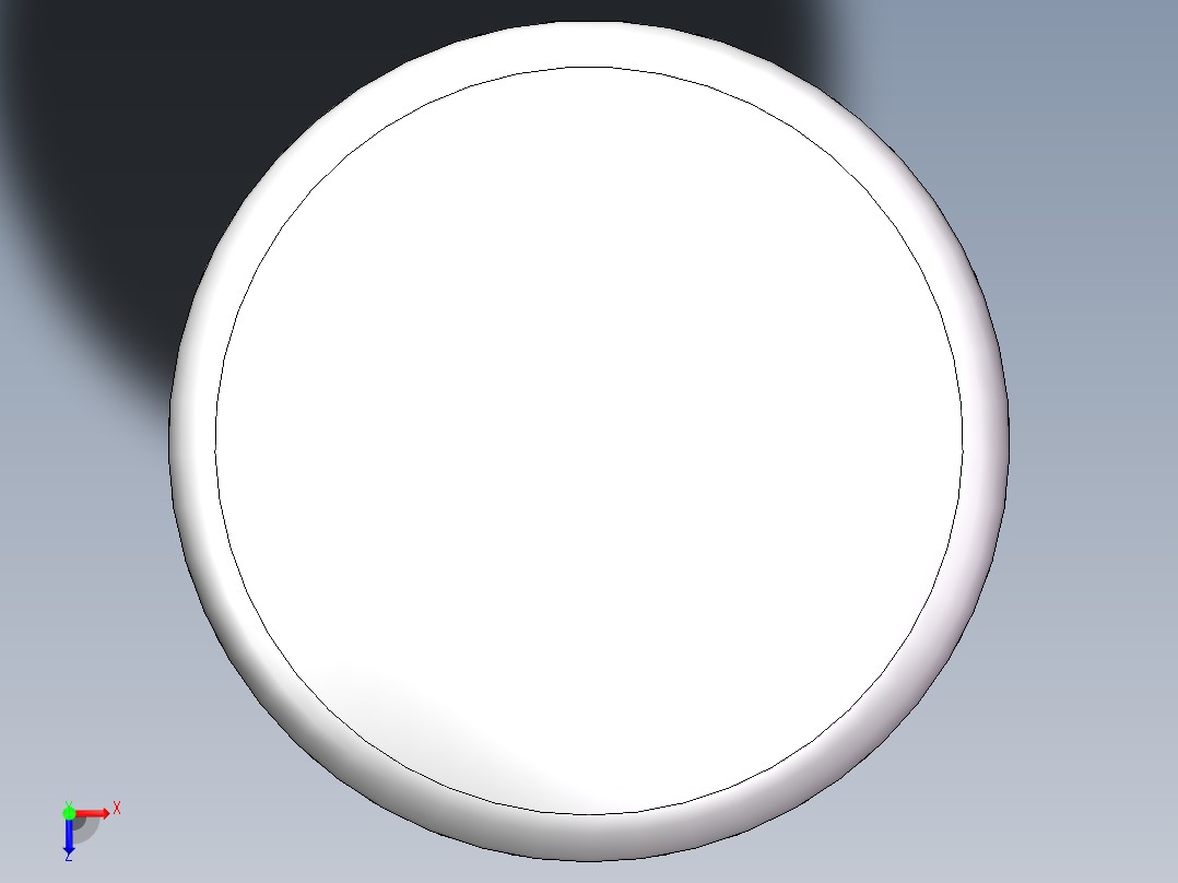 THB碟形封头DN800俯视图