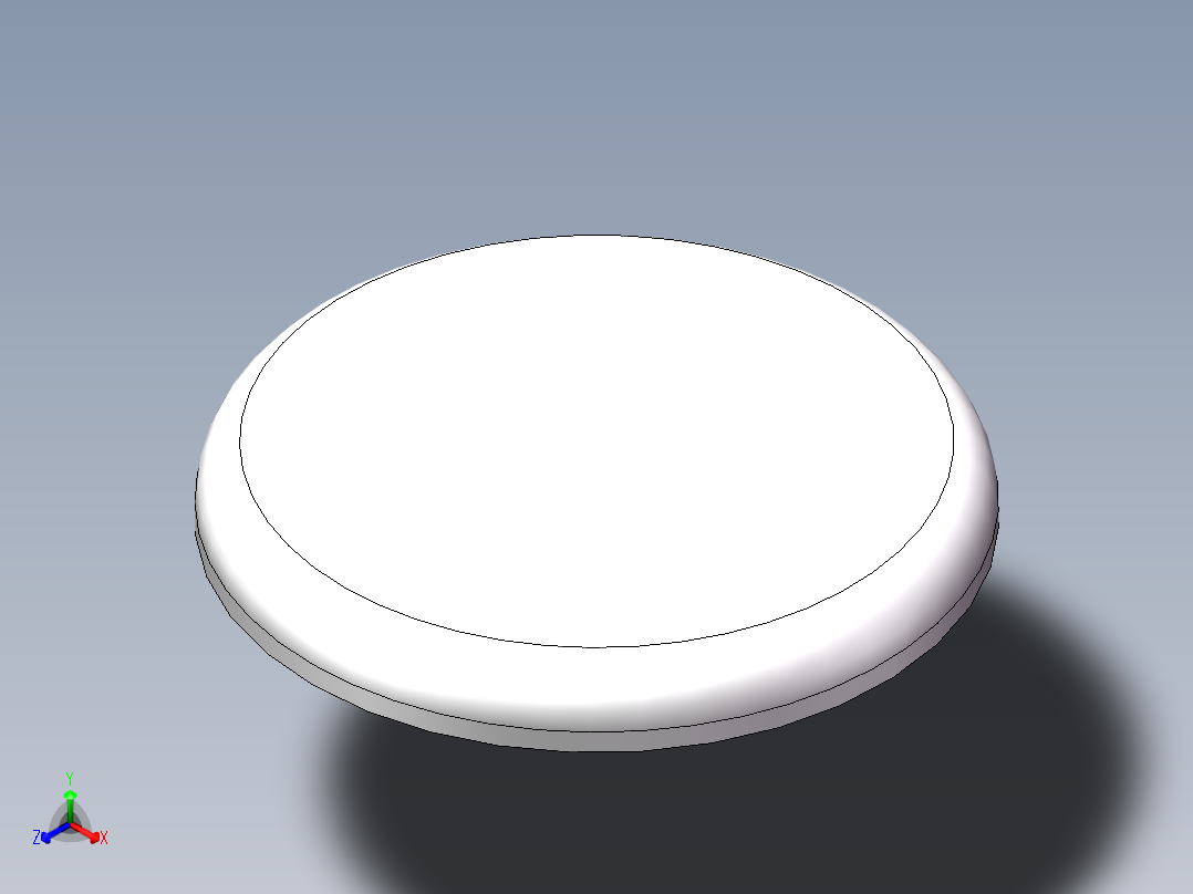 THB碟形封头DN800正等轴测图