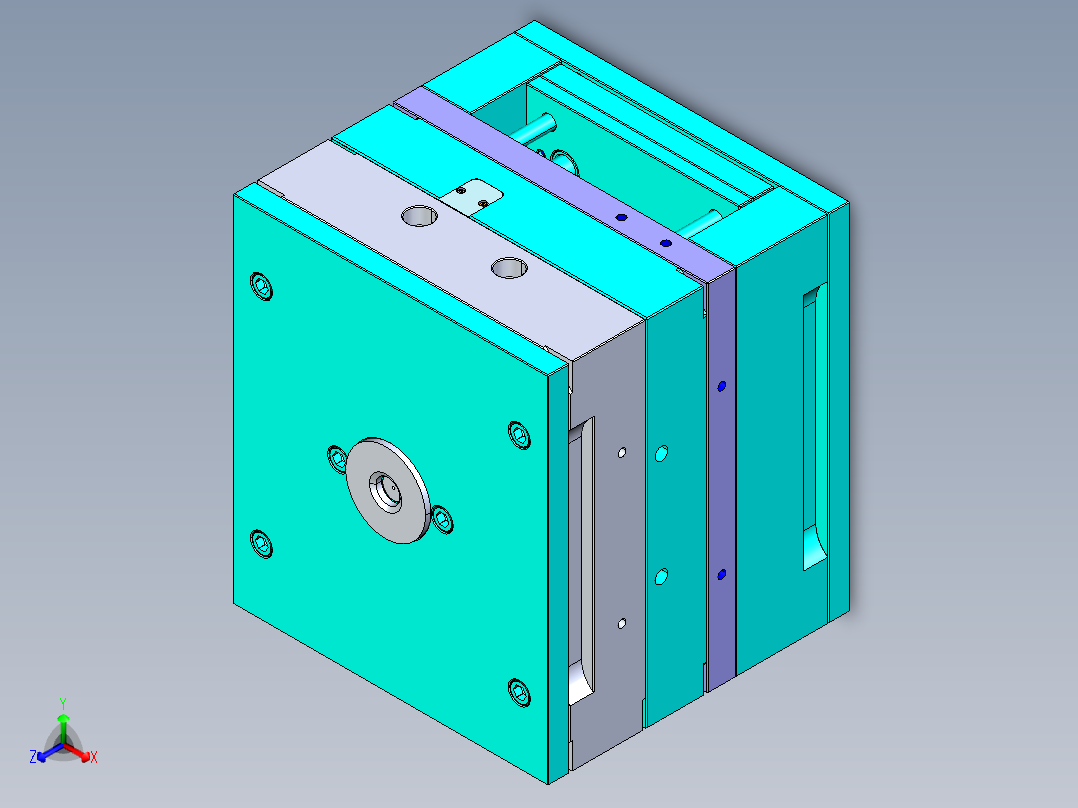 注塑模具pp-t20-mold-1主视图