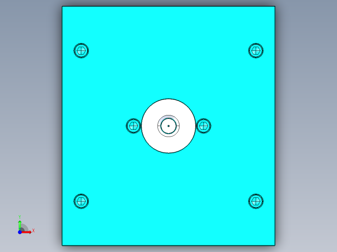 注塑模具pp-t20-mold-1前视图