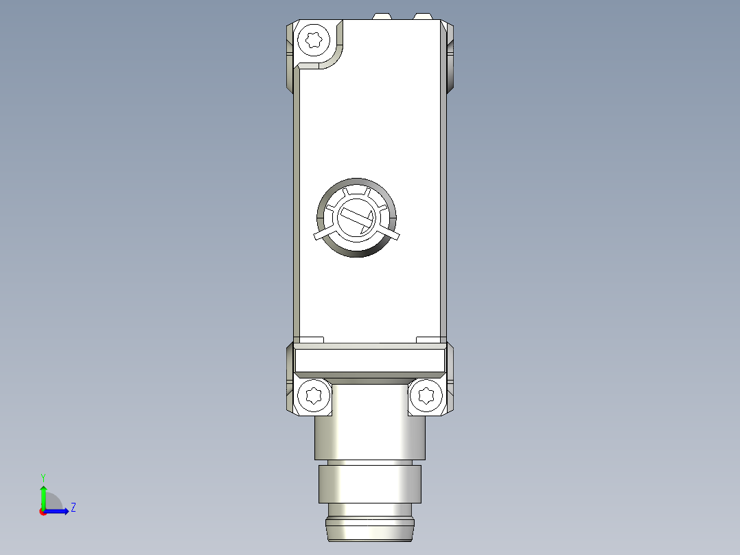 基恩士PZ-G51CN_CP_52CN_CP-T_kc图纸模型左视图