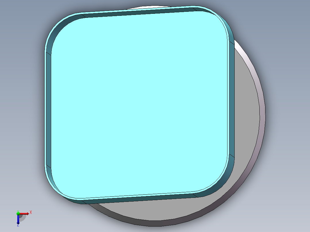 摇摆筛分盘俯视图