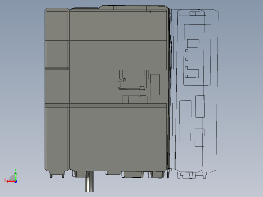基恩士CV-5001_5501_5701+CV-E500_kc图纸模型后视缩略图