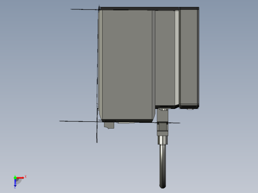 基恩士CV-5001_5501_5701+CV-E500_kc图纸模型俯视缩略图