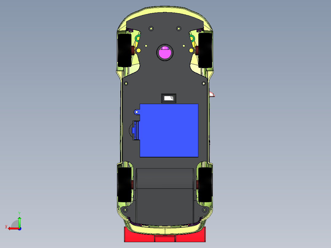 BMW玩具模型(proe) proe 文件 41.2MB后视图
