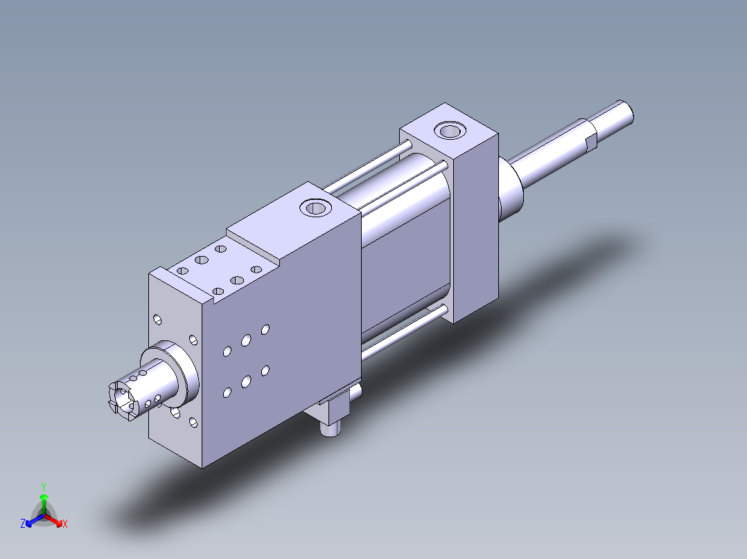 德克斯TUNKERS气缸数模SZK_63_1_Z_T12_TUENKERS主视图