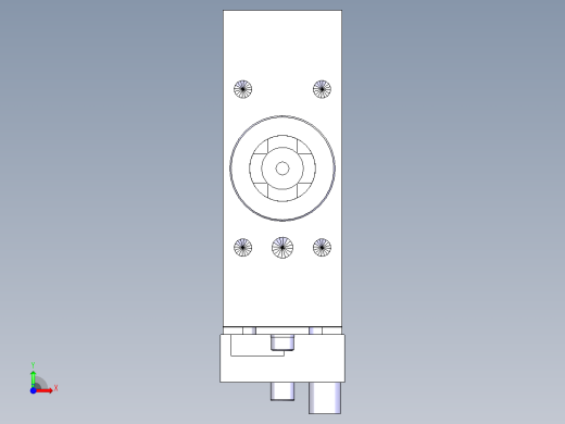 德克斯TUNKERS气缸数模SZK_63_1_Z_T12_TUENKERS前视缩略图
