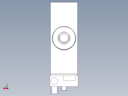 德克斯TUNKERS气缸数模SZK_63_1_Z_T12_TUENKERS后视缩略图
