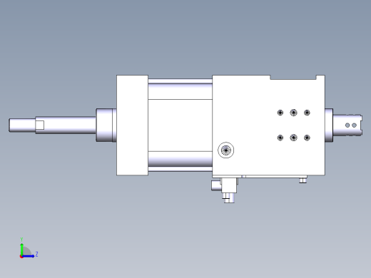 德克斯TUNKERS气缸数模SZK_63_1_Z_T12_TUENKERS左视缩略图