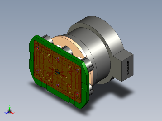 EDC30-A-CNC2-180929车铣治具正等轴测缩略图