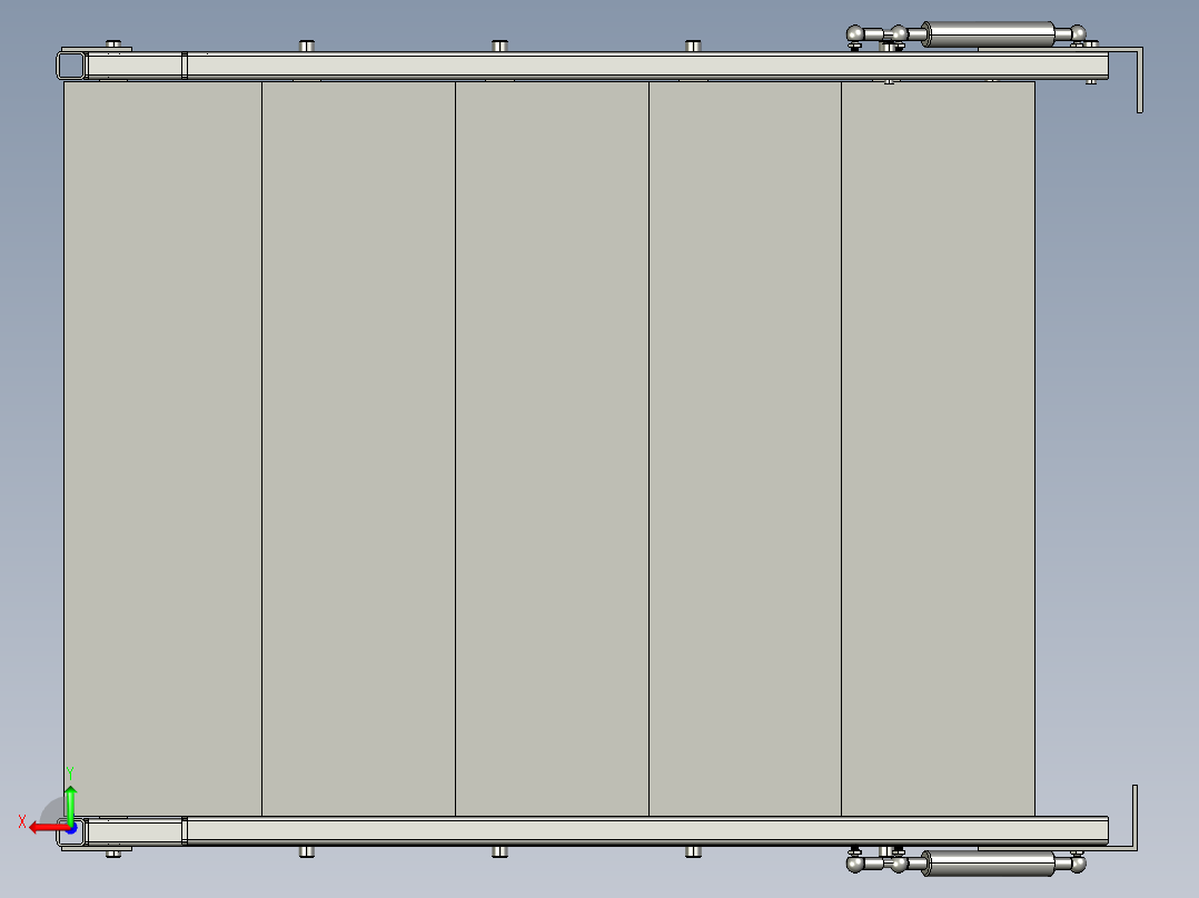 壁挂式折叠桌后视图