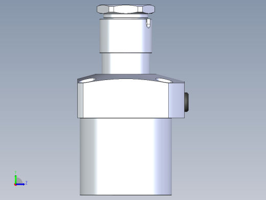 KOSMEKLG1050-CL-Y30多系列多零件图纸模型左视缩略图
