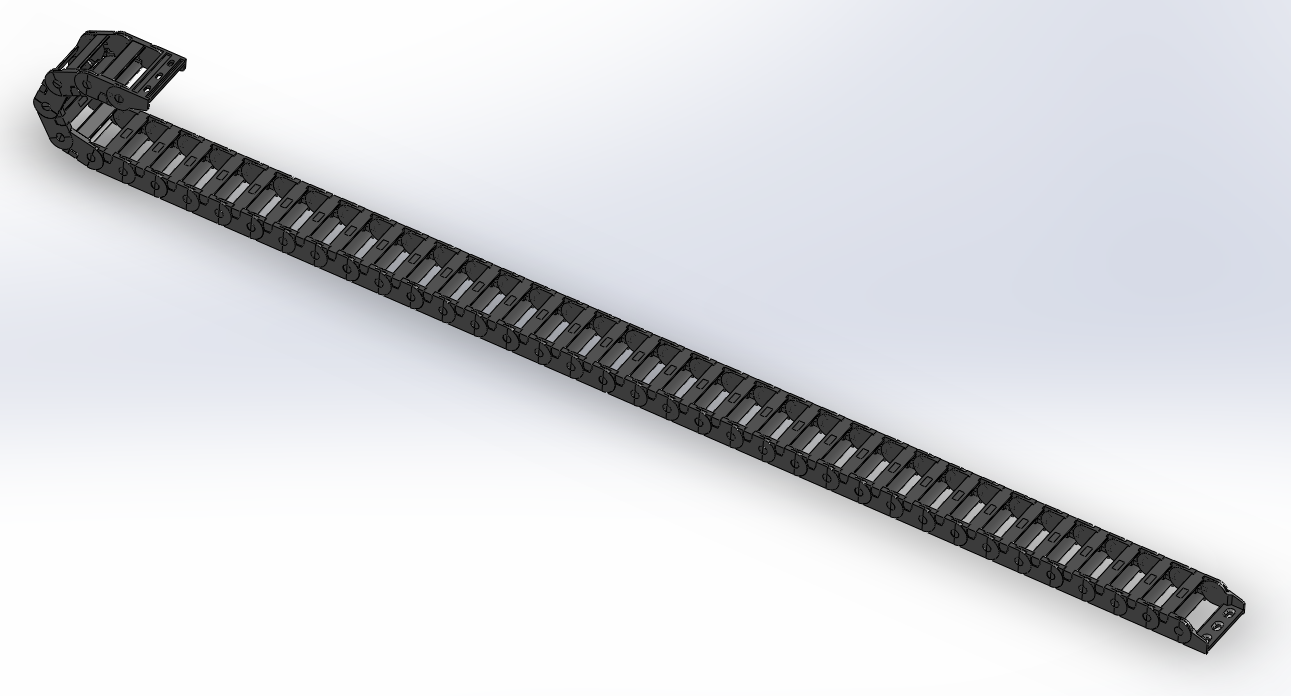 内高25内侧打开型桥式拖链[DMD25BT-25-77-R55-500-A1]