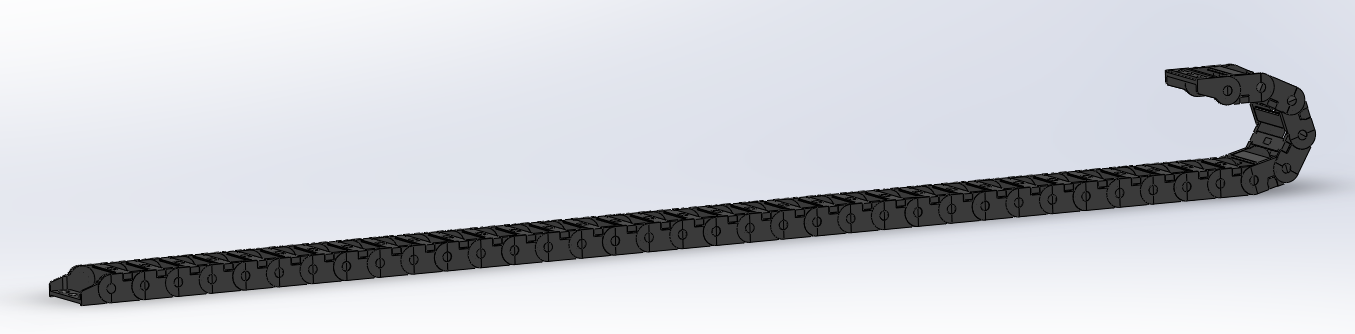 内高25内侧打开型桥式拖链[DMD25BT-25-77-R55-500-A1]