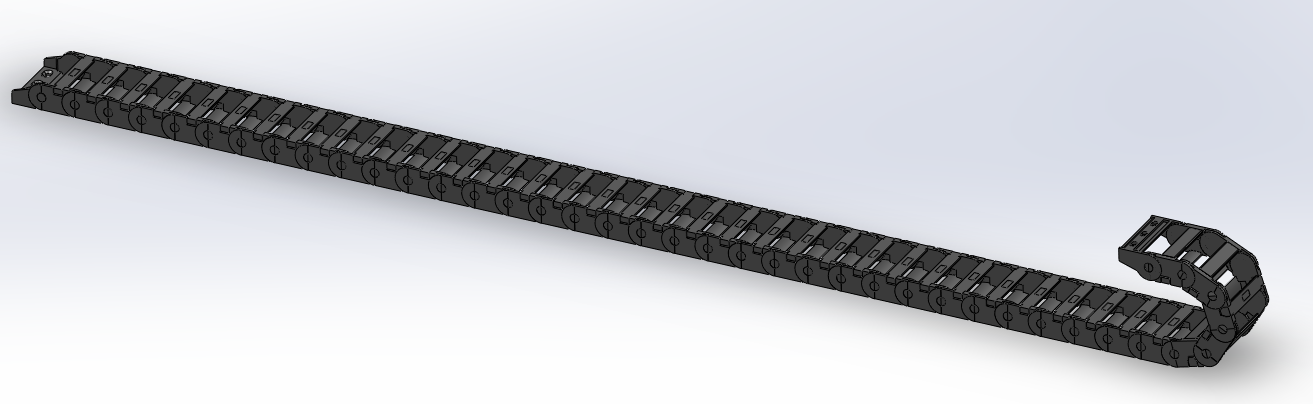 内高25内侧打开型桥式拖链[DMD25BT-25-77-R55-500-A1]