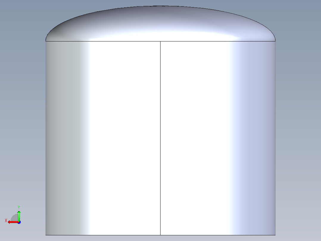 CPVC管件20-Sch80_Cap_FPT_9848-007 _0.75in后视图