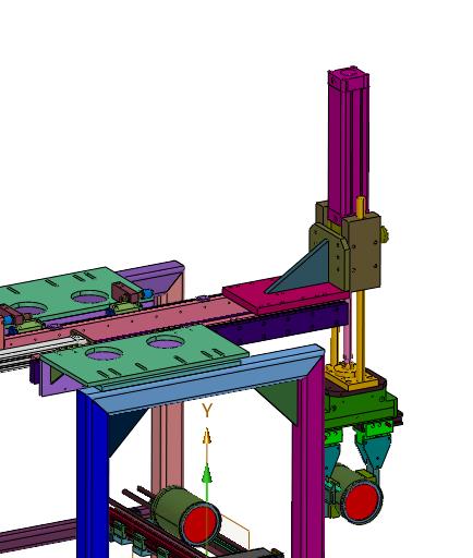 抓取圆柱可以调整的自动抓手