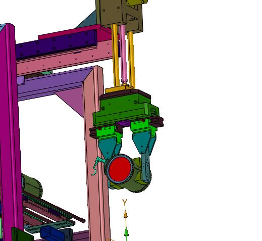 抓取圆柱可以调整的自动抓手