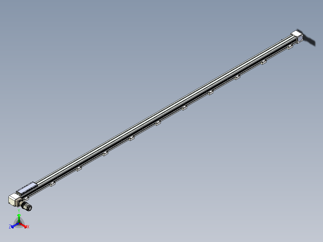 同步带滑台-欧规B8-L176-S3900-L-ZP40-D3-N5主视图