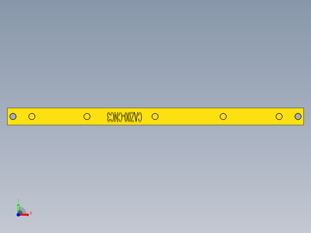 CAJ00笔记本CNC工装夹具三维模型-CNC3前视图