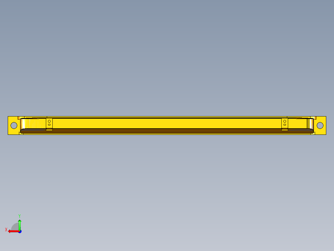 CAJ00笔记本CNC工装夹具三维模型-CNC3后视图