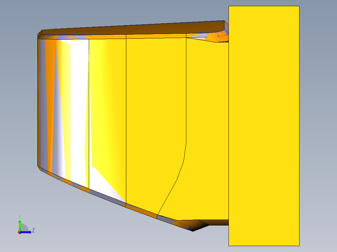 CAJ00笔记本CNC工装夹具三维模型-CNC3左视图