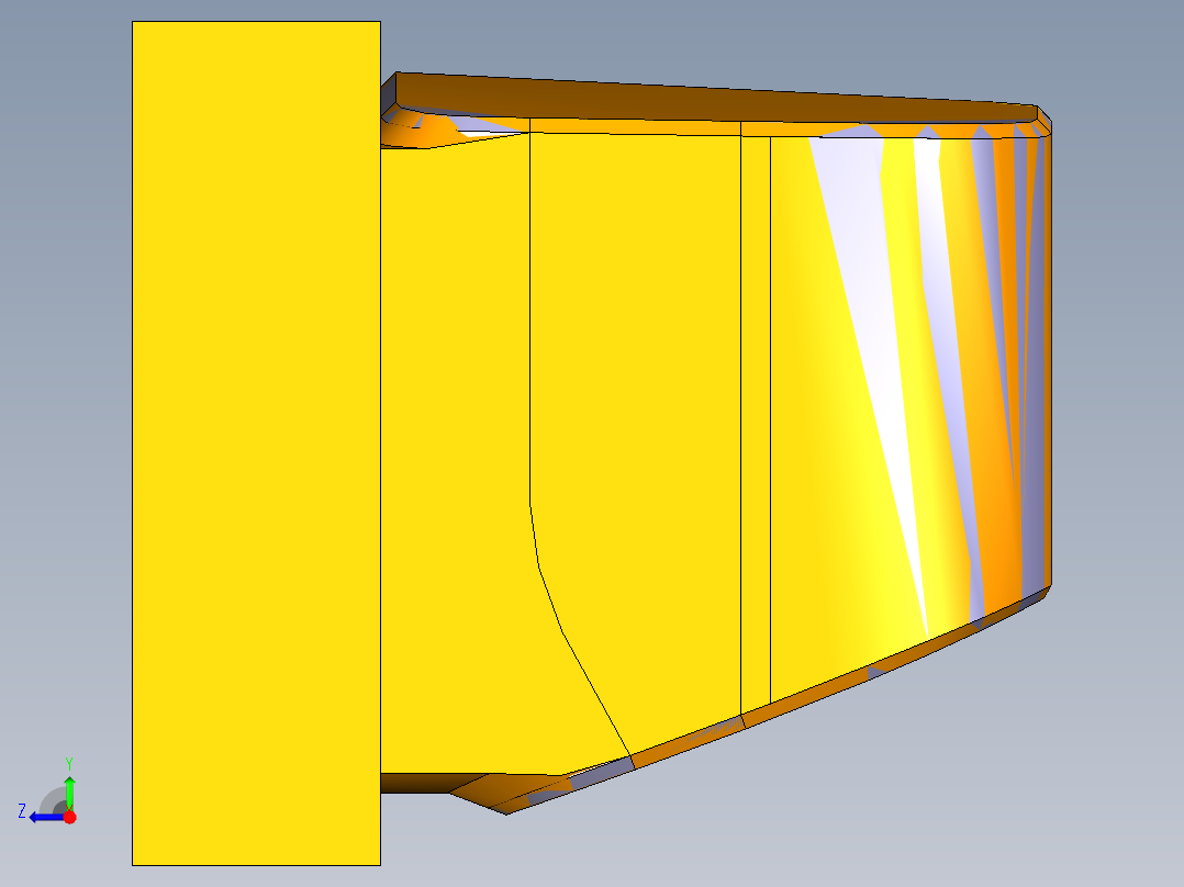CAJ00笔记本CNC工装夹具三维模型-CNC3右视图