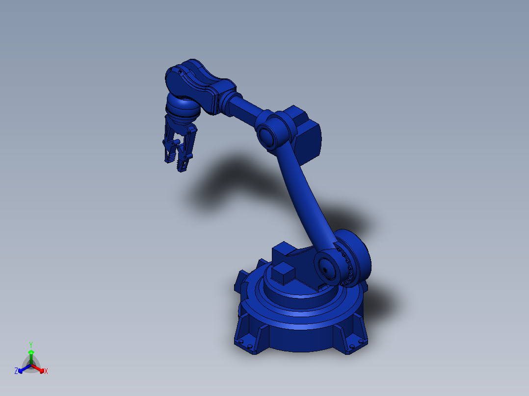 机械臂正等轴测图