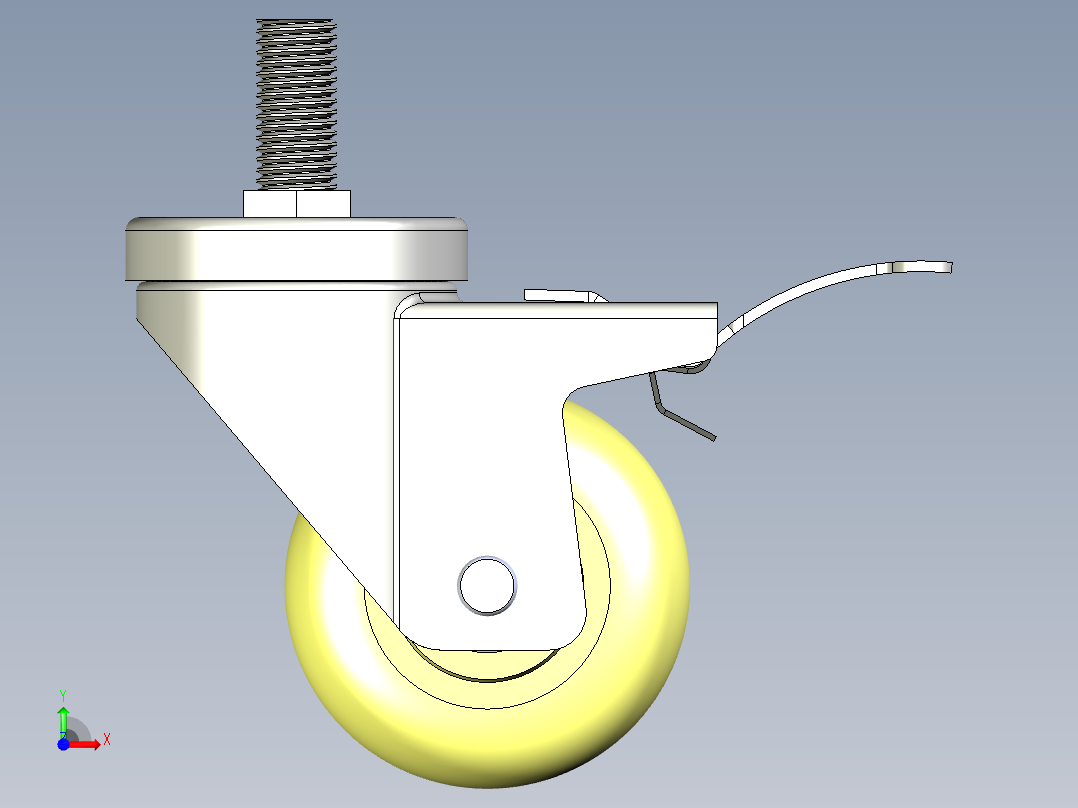 万向轮、脚轮(3)前视图