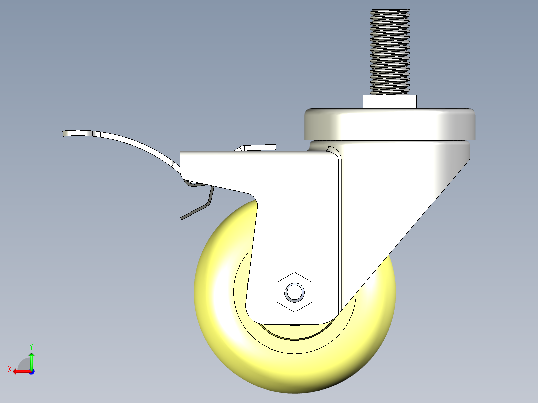 万向轮、脚轮(3)后视图