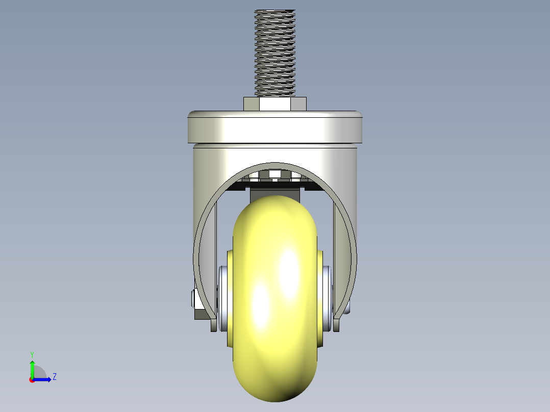 万向轮、脚轮(3)左视图