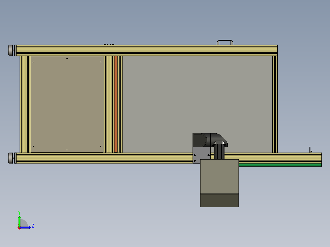 泵体组装拧螺丝机左视图