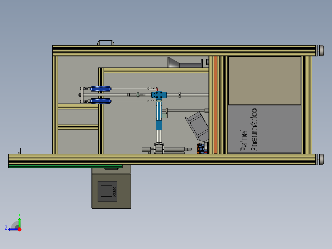 泵体组装拧螺丝机右视图