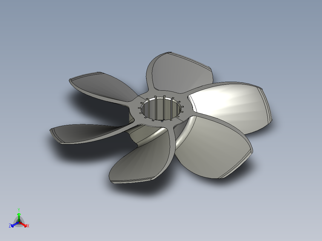 螺旋桨(89)正等轴测图