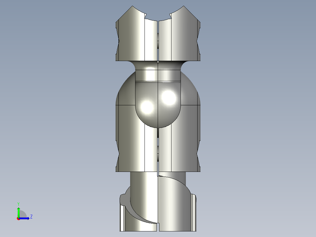 43系列180度固定内接头.STEP左视图