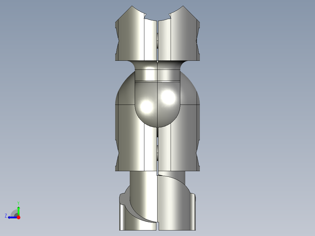 43系列180度固定内接头.STEP右视图