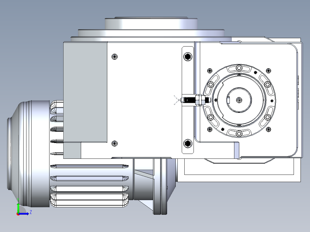 RU180DT意米精密分割器左视图