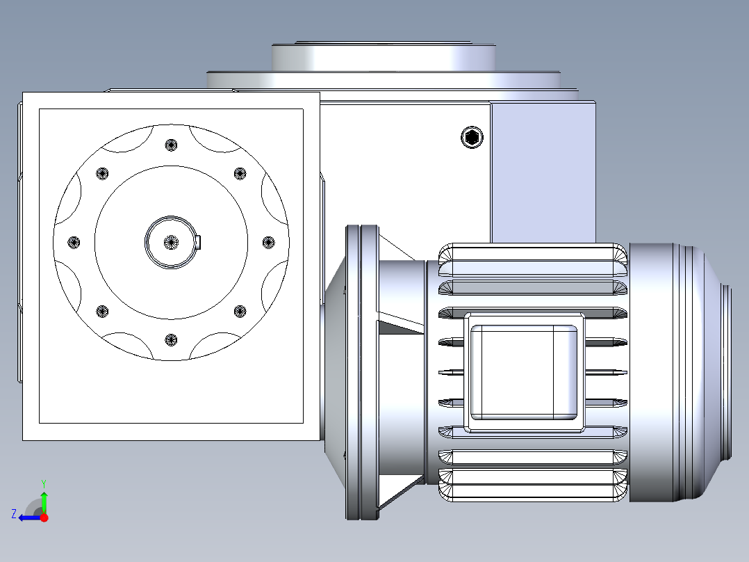 RU180DT意米精密分割器右视图