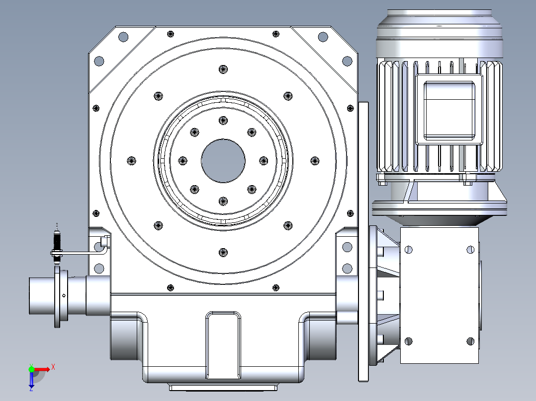 RU250DT凸轮分割器俯视图