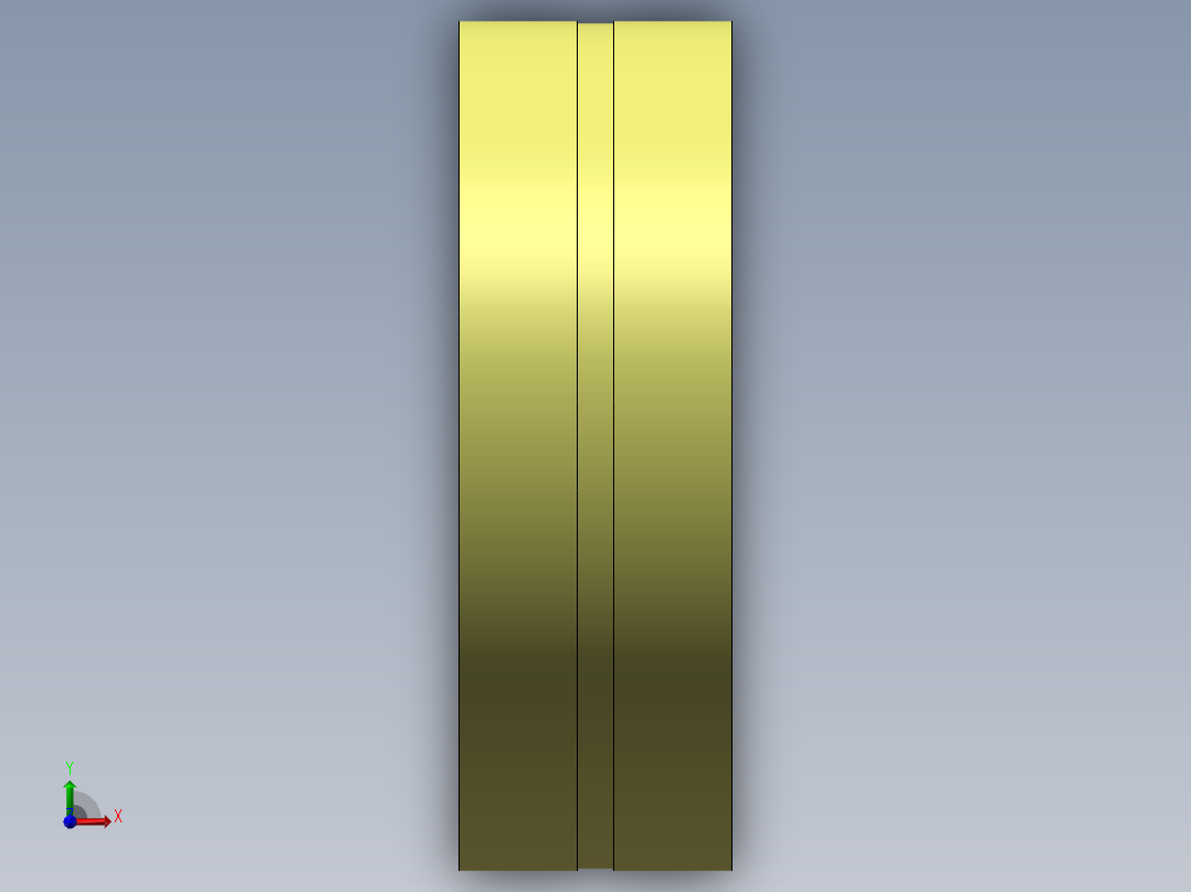 破碎机、鄂破（PE6090颚式破碎机）前视图