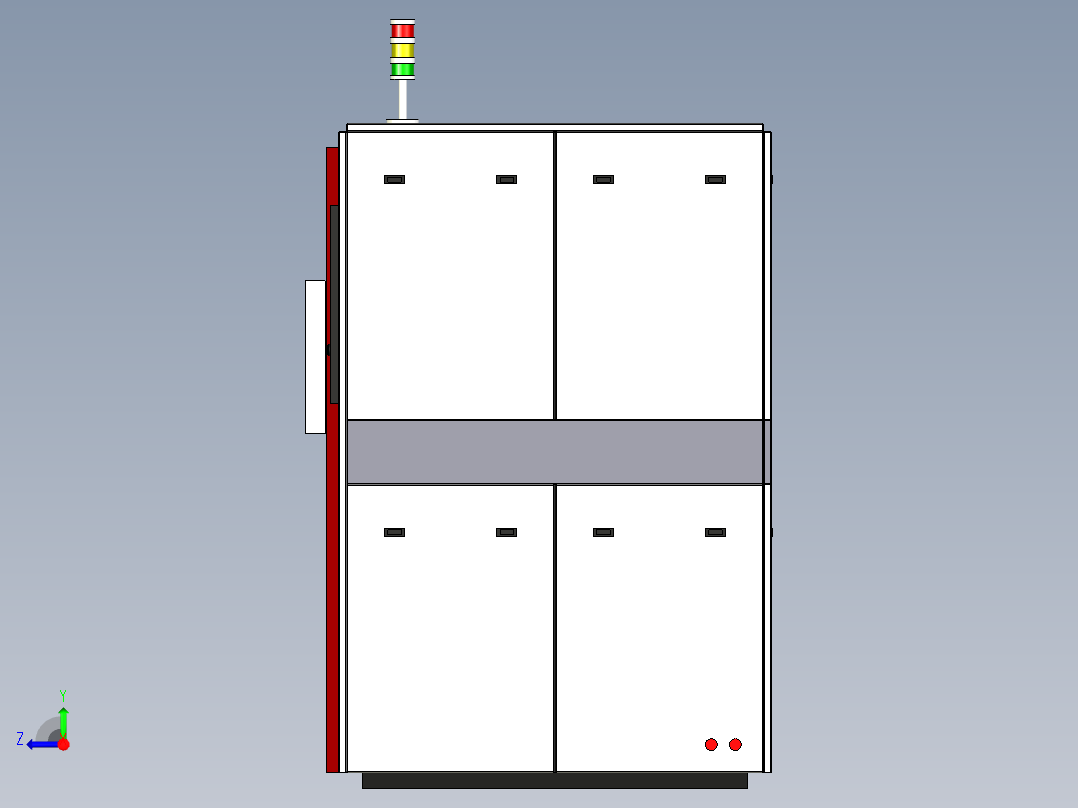 高温气氛炉右视图