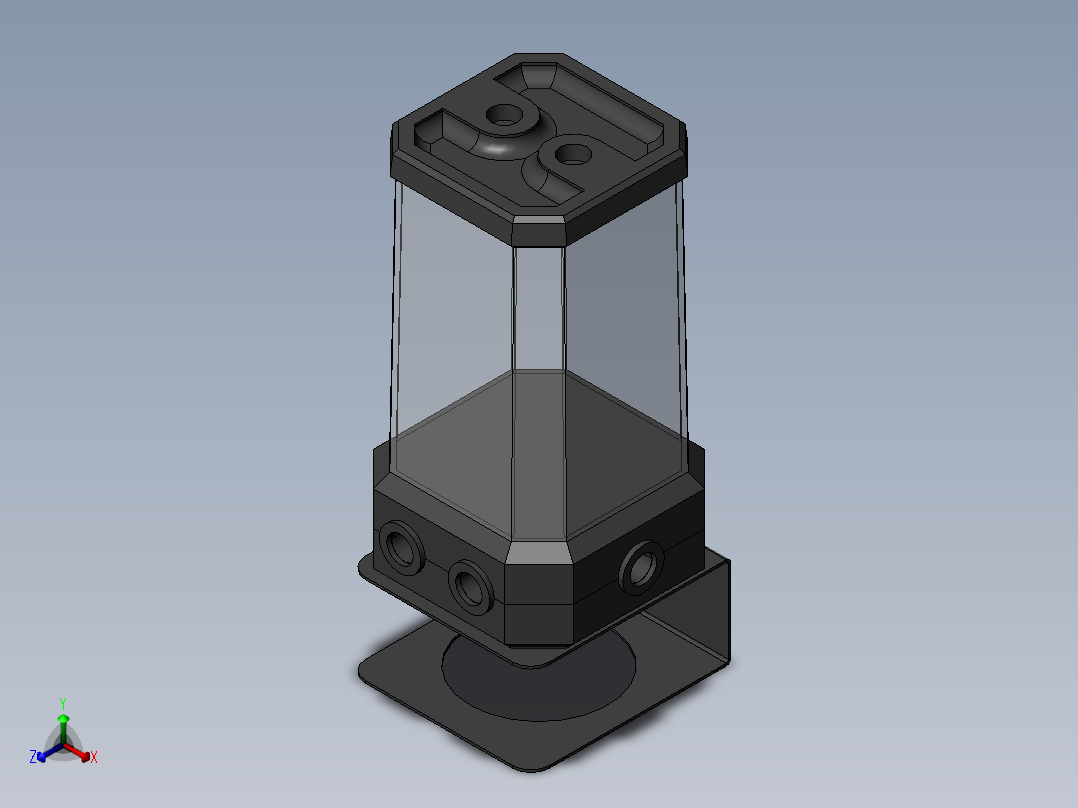 海盗船hyrdo xd5 12正等轴测图
