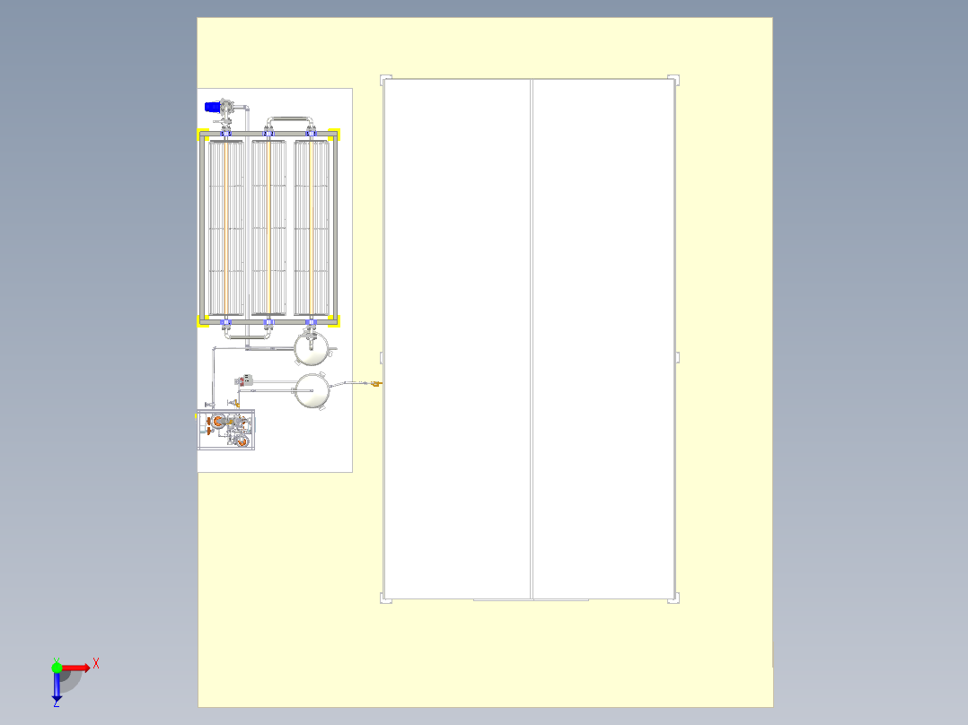 温室吸收太阳能俯视图