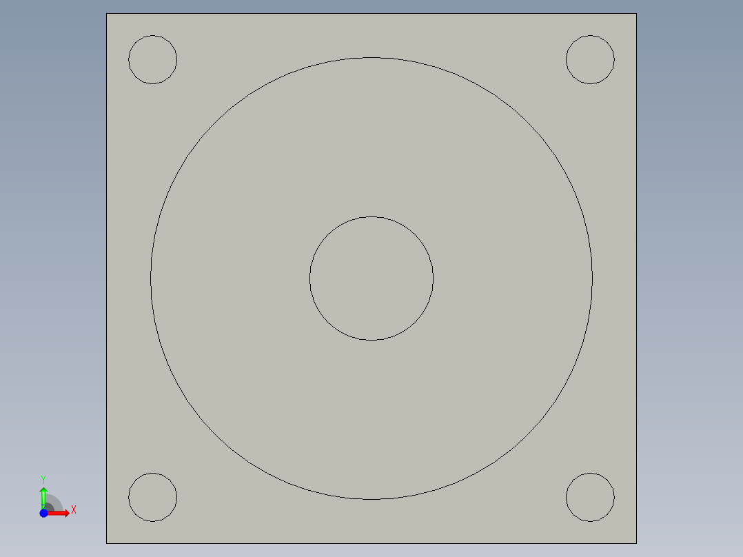 PLF60减速机速比10配60伺服前视图