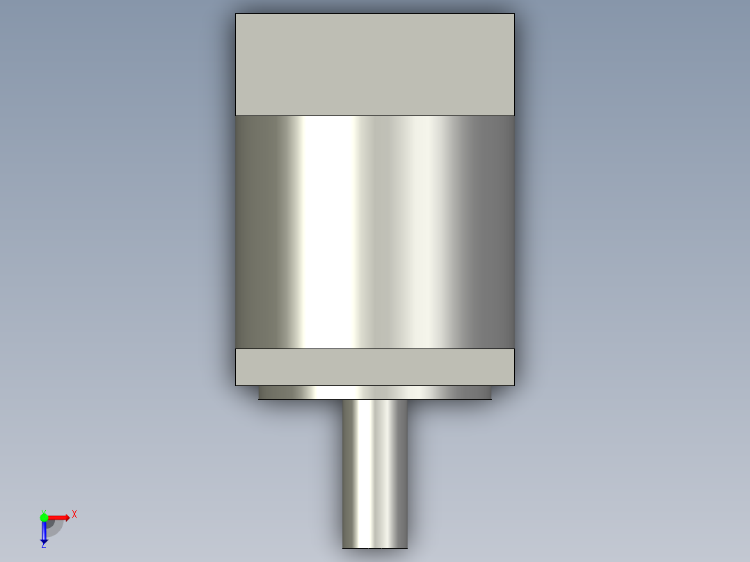 PLF60减速机速比10配60伺服俯视图